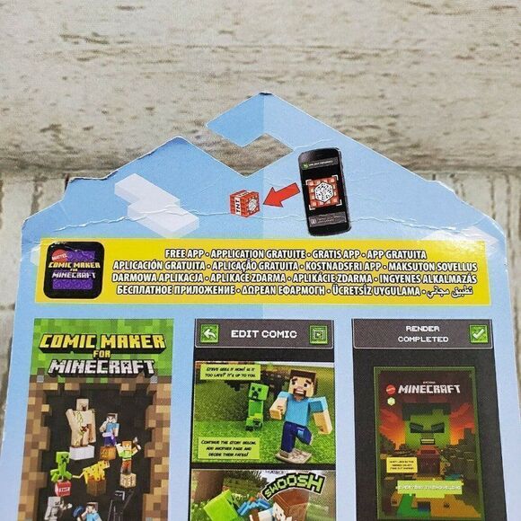 Mattel Mojang Minecraft Comic Maker Action Figure Enderman GCC23 - Picture 10 of 12